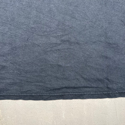 1990s Taz Poker Washed Black tee Size Large USED v19104