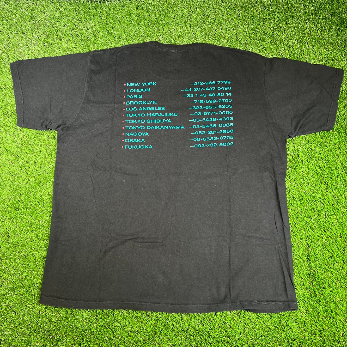 Supreme New Shit Oval Logo Black Tee Size XL USED x14426
