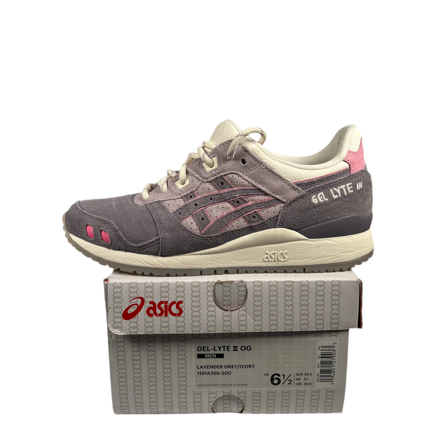 Asics Gel Lyte lll End Pearl (2020) Size 6.5 USED s18128