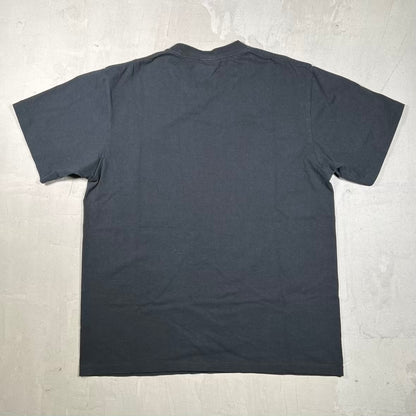 Bape Busy Work Camo Logo Black Tee Size Large USED x18935