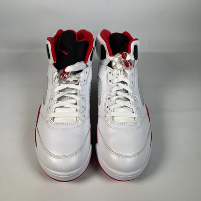 Jordan 5 Fire Red Black Tongue (2025) Size 9.5 USED s22355