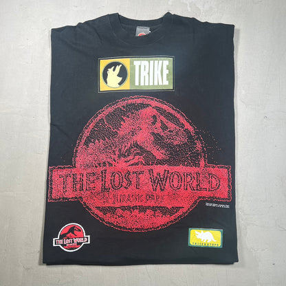 1997 Jurassic Park Trike Lost World Black Tee Size XL USED v15049