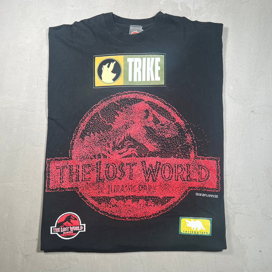 1997 Jurassic Park Trike Lost World Black Tee Size XL USED v15049