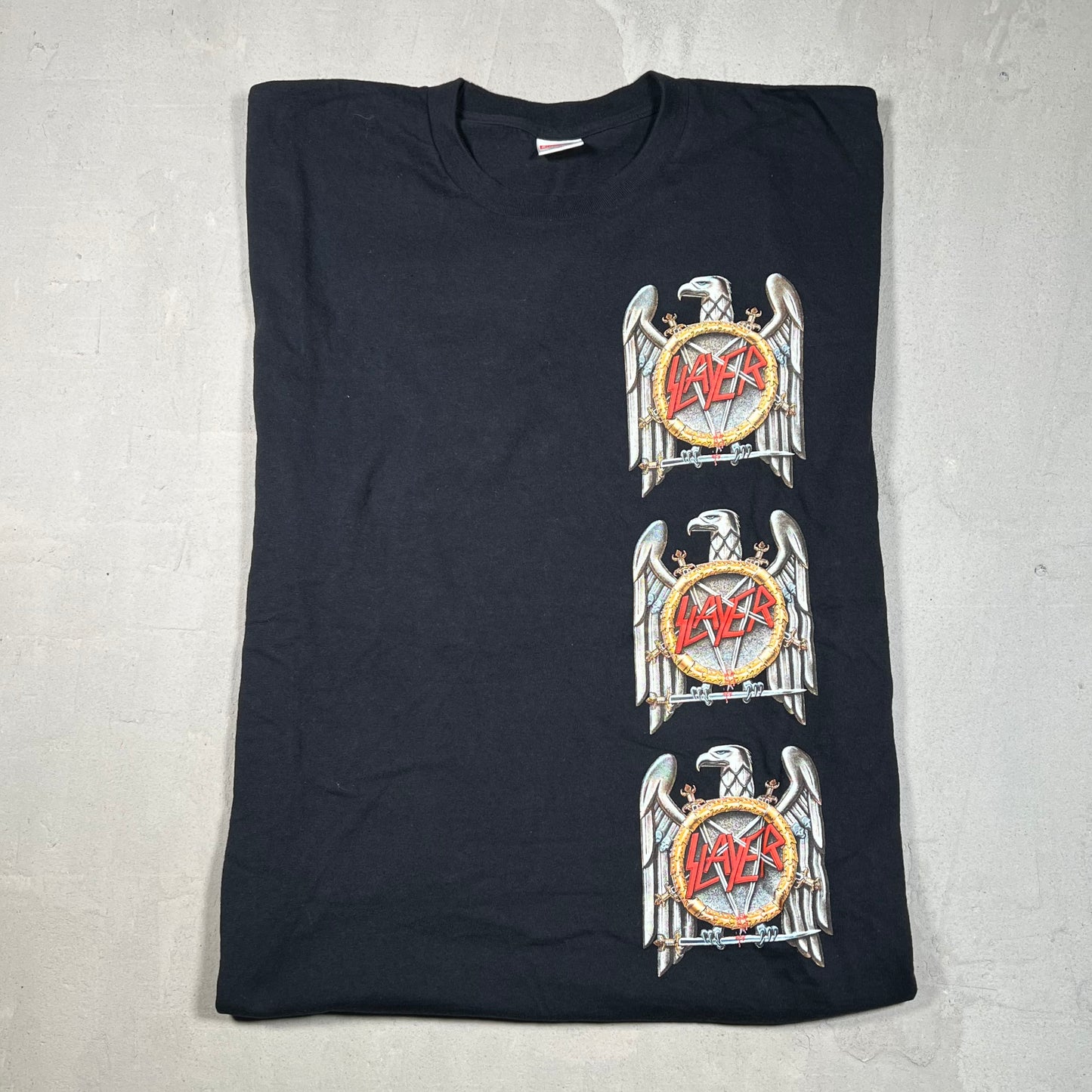 Supreme Slayer Black Tee (2016) Size XL USED x17262