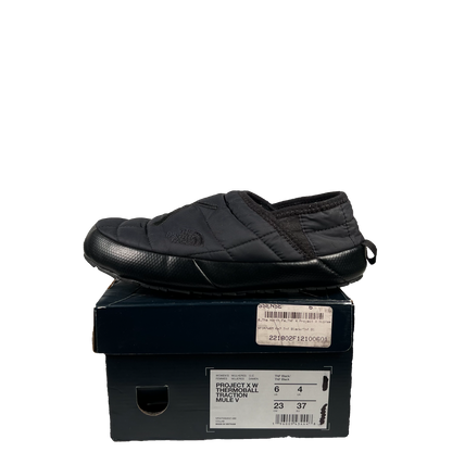 North Face x KAWS Thermoball Traction Mule Black (2022) Size 4.5M/6W USED s19043