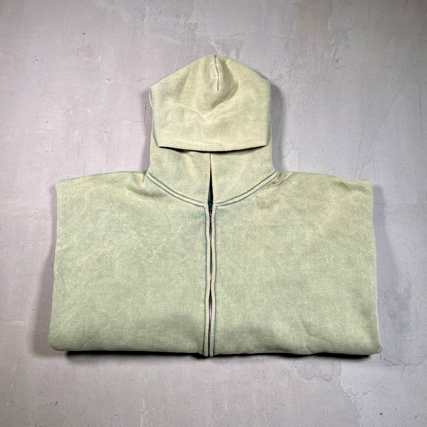 GV Gallery Raspberry Hills Sage Green Full Zip Hoodie Size XXL USED x17485