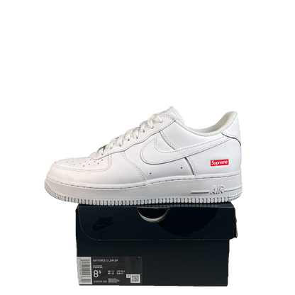Nike Air Force 1 Low Supreme White (2020) Size 8.5 USED s23192