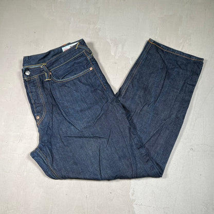 Palace Evisu Dice Dark Denin Jeans Size 36 USED x17586
