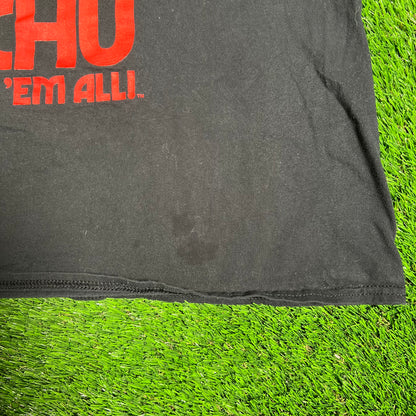 Pokemon Black Pikachu Tree Size XL USED v18239