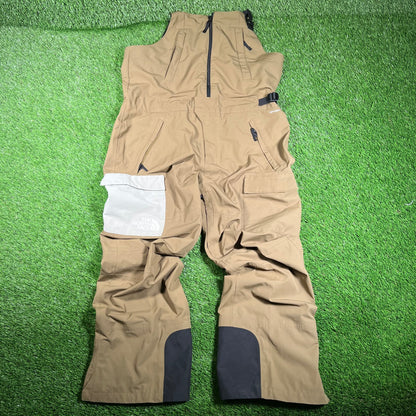 North Face Olive DryVent Overalls Size Large USED v17983