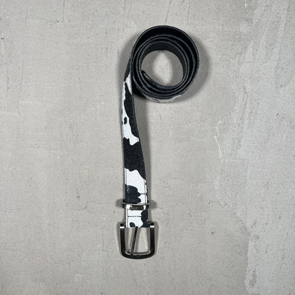 Stussy Cow Print Belt USED x17342