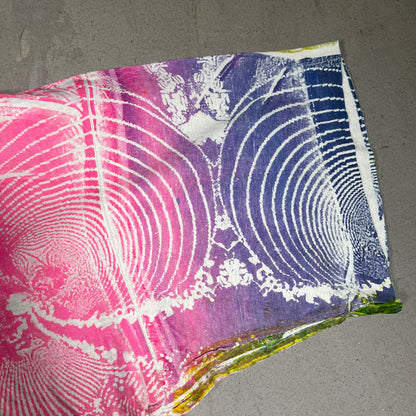 1980s Jim Morrison "Mosquitohead" Tie Dye Tee Size XL USED v19502