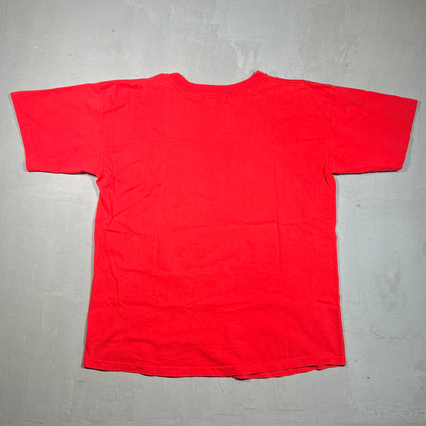 1993 Joe Montana Chiefs Here I Come Salem Tag Red Tee Size XL USED v16754