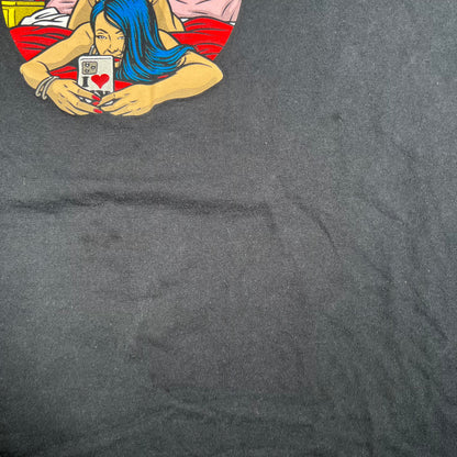 Supreme Bedroom Black Tee Size XL USED x17376