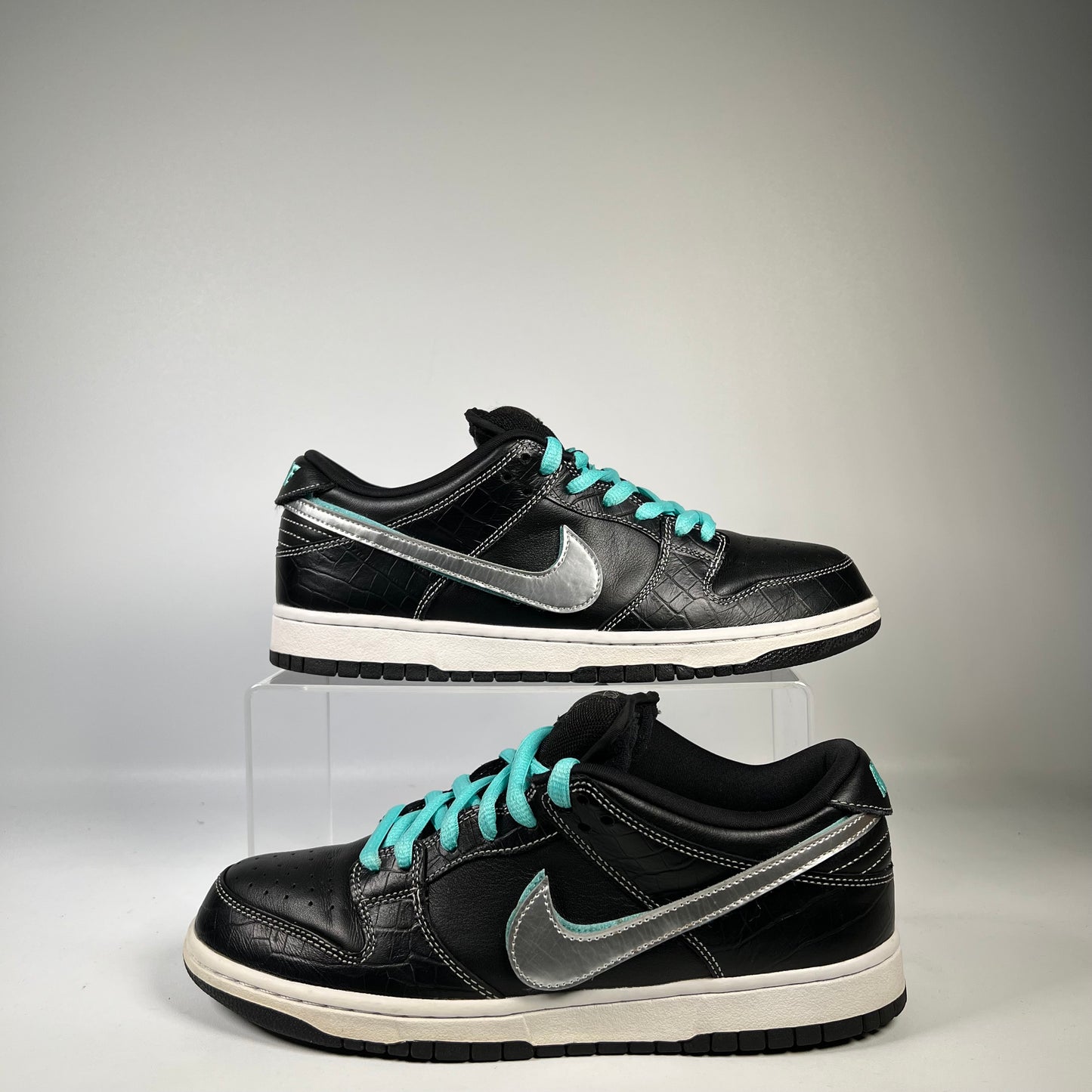 Nike SB Dunk Low Diamond Supply Co Black Diamond (2018) Size 9.5 USED s20425