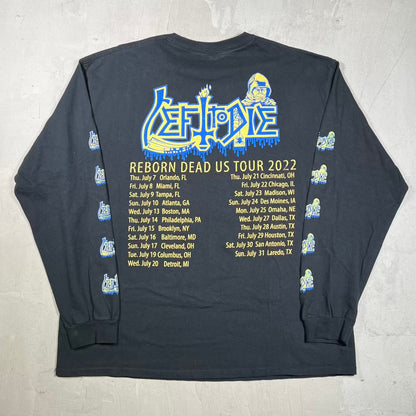 2022 Left to Die Reborn Tour Black Longsleeve Size XL USED v20391