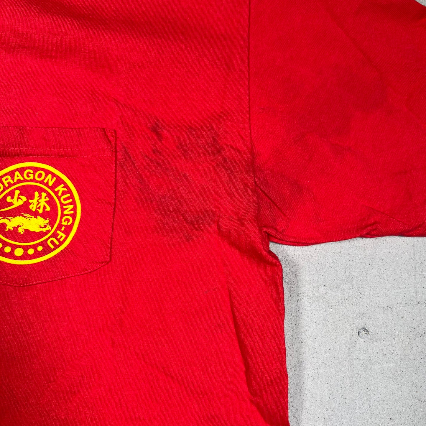Supreme Black Dragon Kung Fu Red Tee (2011) Size XL USED x17268