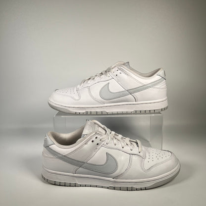 Nike Dunk Low White Pure Platinum (2022) Size 10 USED s17870
