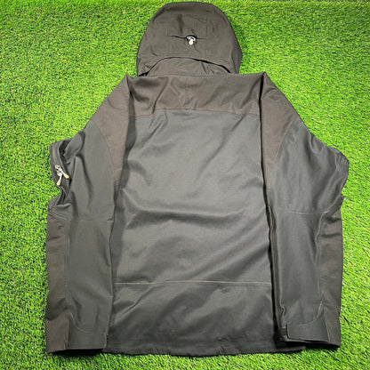Patagonia Guide Alpine Climbing Black Jacket Size Large USED v18403