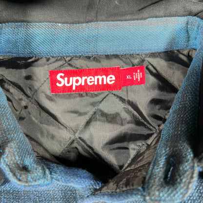 Supreme Quilted Lined Hooded Flannel Shirt (2025) Size XL USED x14716