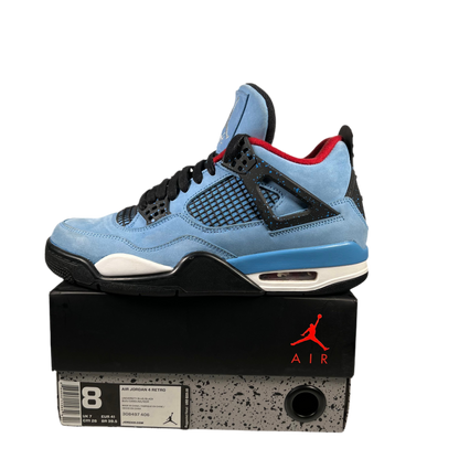 Jordan 4 Travis Scott Cactus Jack (2018) Size 8 USED s18444