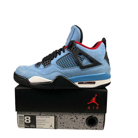Jordan 4 Travis Scott Cactus Jack (2018) Size 8 USED s18444
