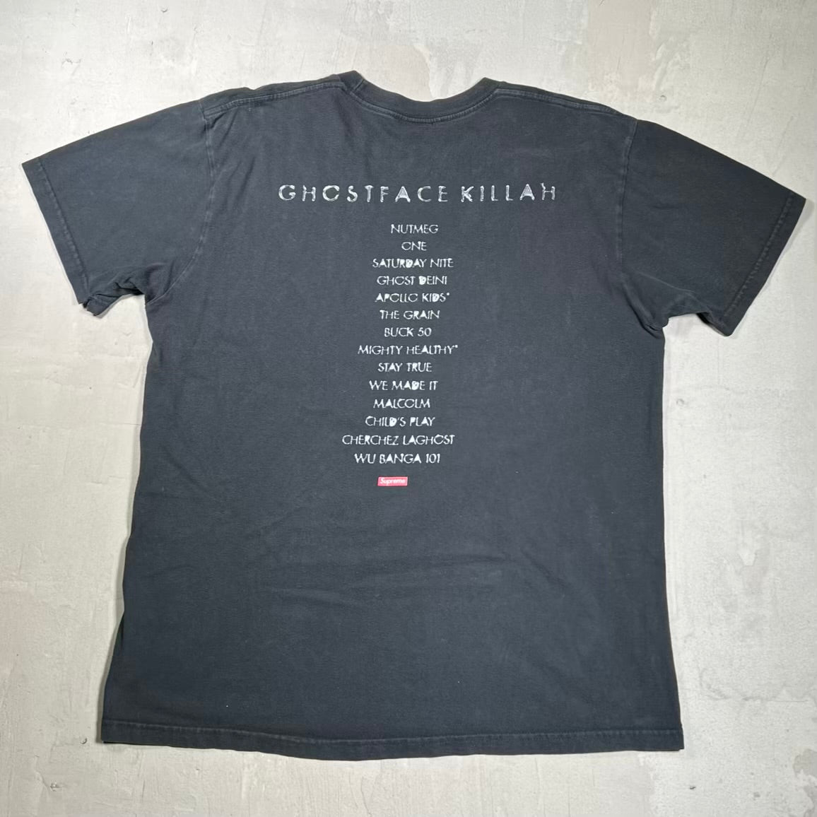 Supreme "Supreme Clientele" Black Tee Size Large USED x18496