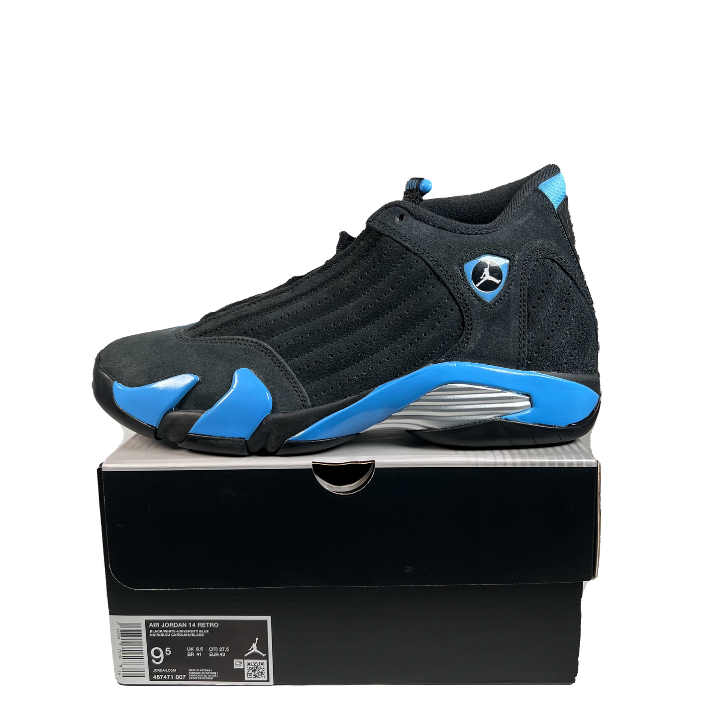 Jordan 14 Black University Blue (2026) Size 9.5 NEW s22161