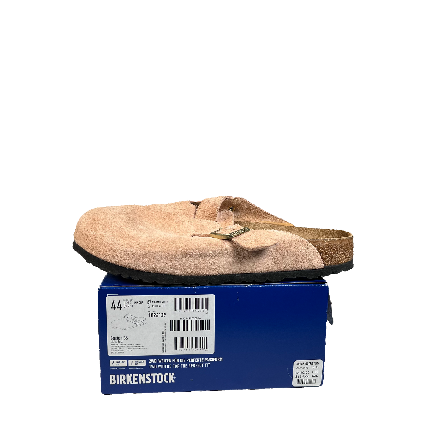 Birkenstock Boston BS Loight Rose (2025) Size 11 USED s22062