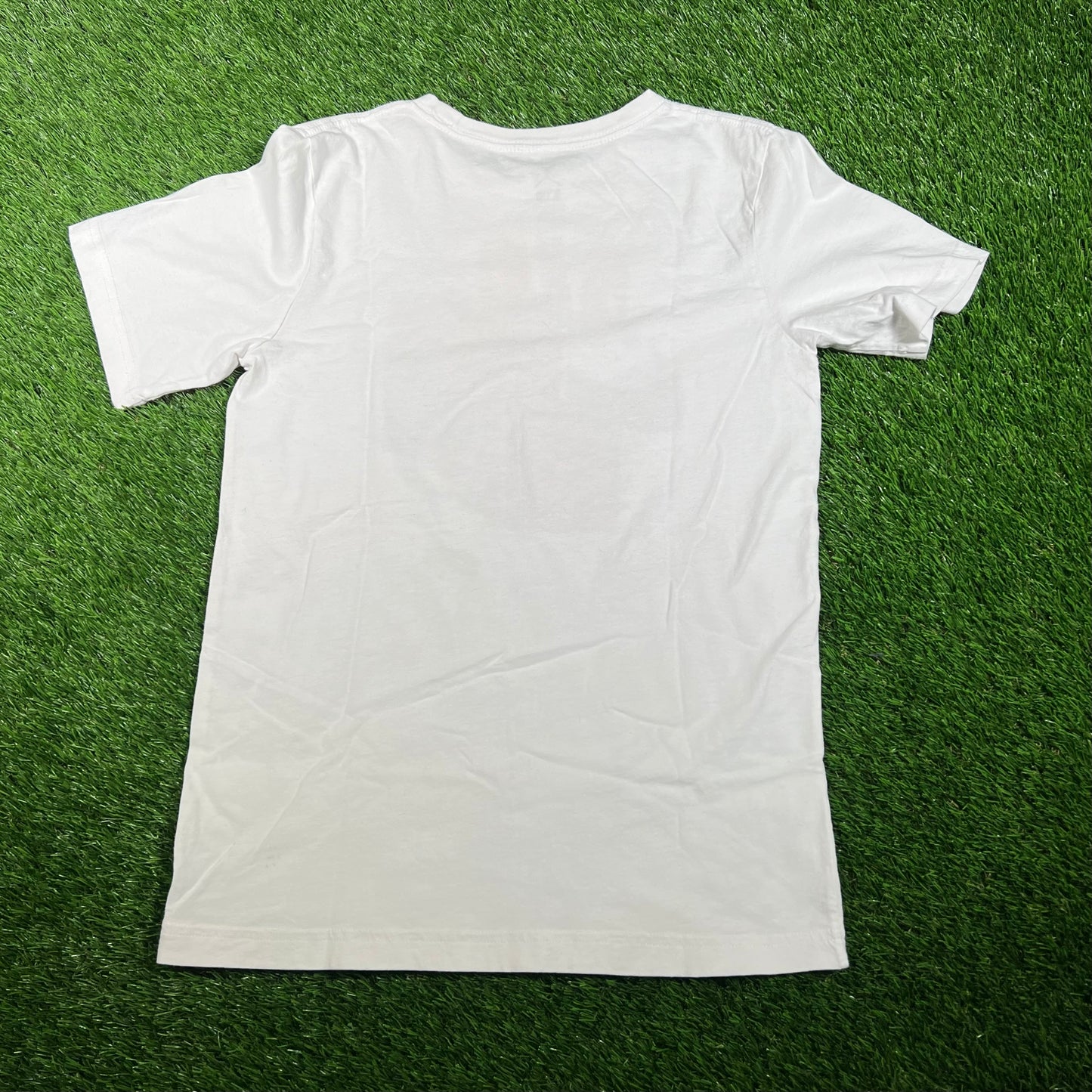 Nike Air Jordan Spray Paint Logo White Tee Size Kids XL USED v17738