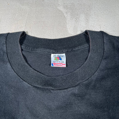 1990s Bob Marley "Redemption Song" Black Tee Size XL USED v19071