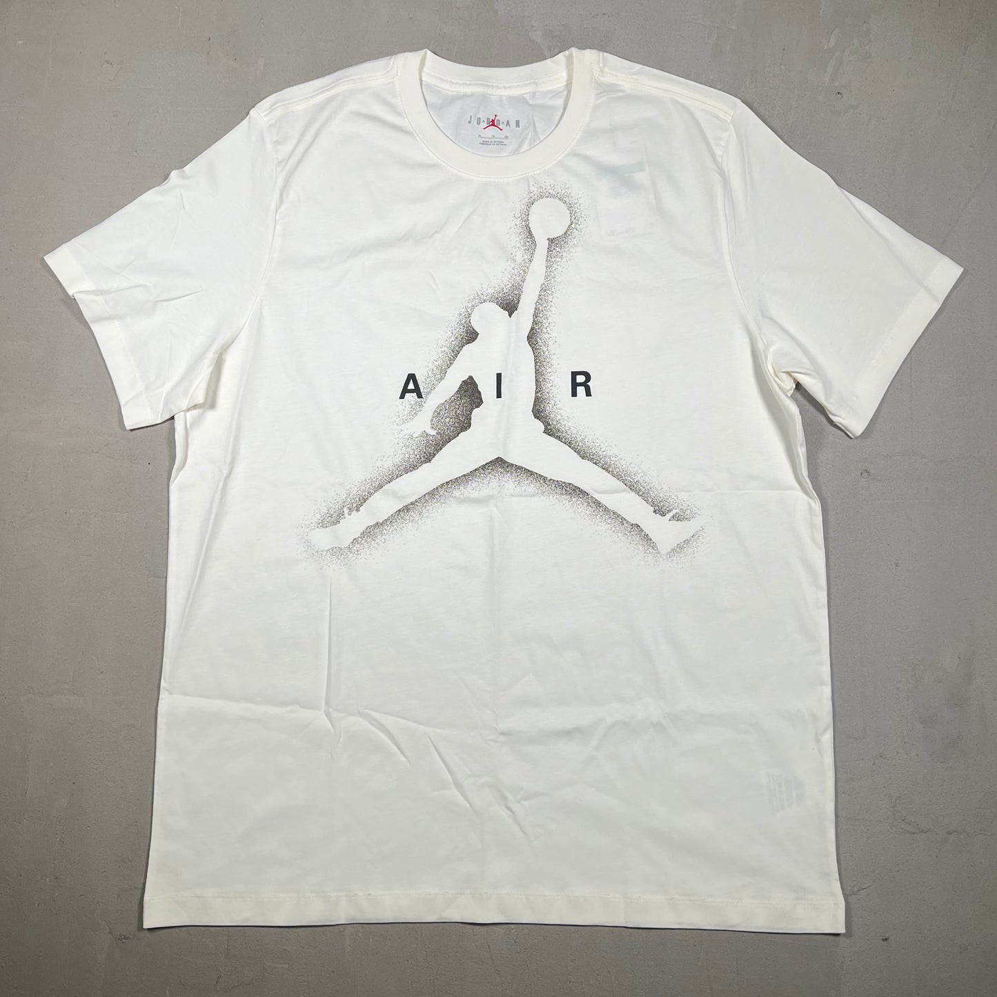 Jordan Jumpan "Air" White Tee Size XL NEW x17339