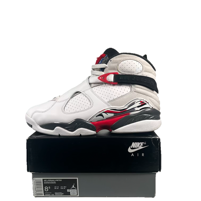 Jordan 8 White True Red (2025) Size 8.5 USED s23773