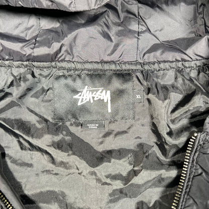 Stussy International Black Tour Jacket Size XL USED x15703