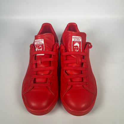 Adidas Stan Smith Raf Simons Comfort Red (2014) Size 4 USED s18474