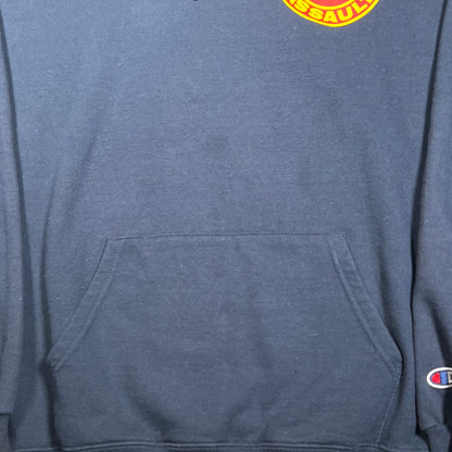 Verbal Assault Hardcore Band Navy Blue Hoodie Size Large USED v19464