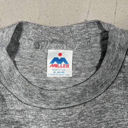 1980s Harvard Heather Grey Tee Size XL USED v16864