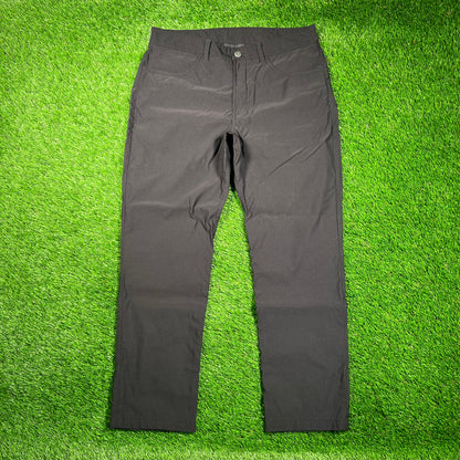 North Face Lightweight Black Hiking Pants Size 34 USED v18767