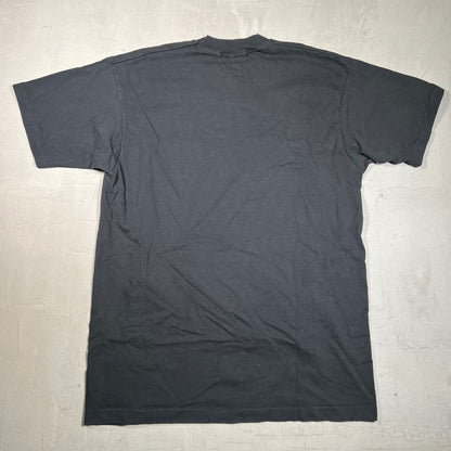 1994 New York Mets Black Big Logo Tee SIze XL USED v19347