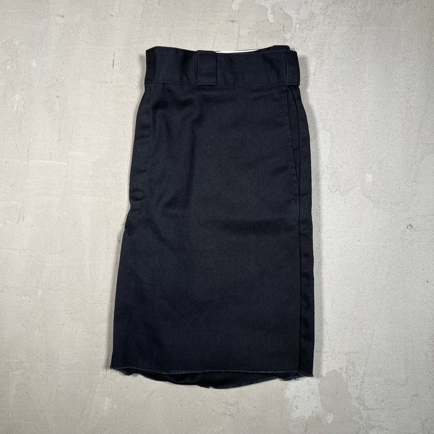 Y2K Dickies Raw Hem Black Workwear Shorts Size 36 NEW v19097