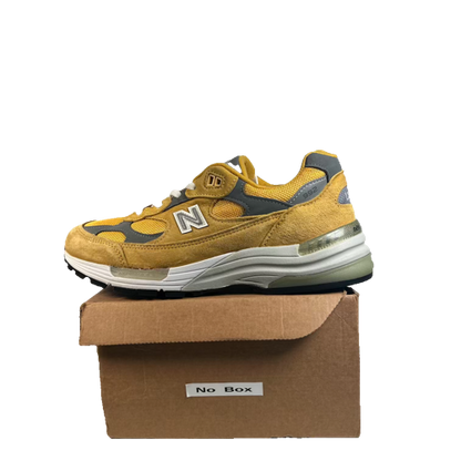 New Balance 992 Yellow Grey (2020) Size 8 USED s23418