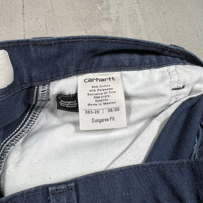 Carhartt Blue Workwear Pants Size 36x30 USED v20361