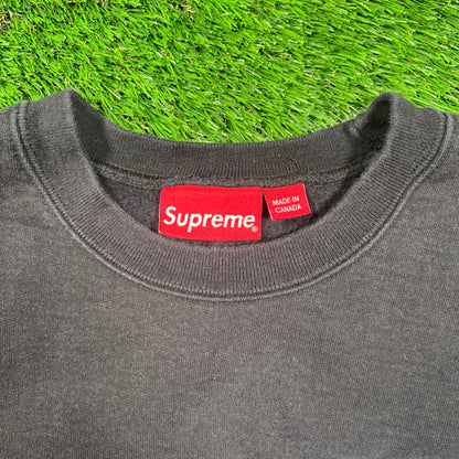 Supreme Connect Black Crewneck (2018) Size Medium USED x16482