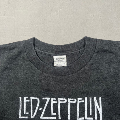 2003 Led Zeppelin United States Grey Tee Size Medium USED v19308