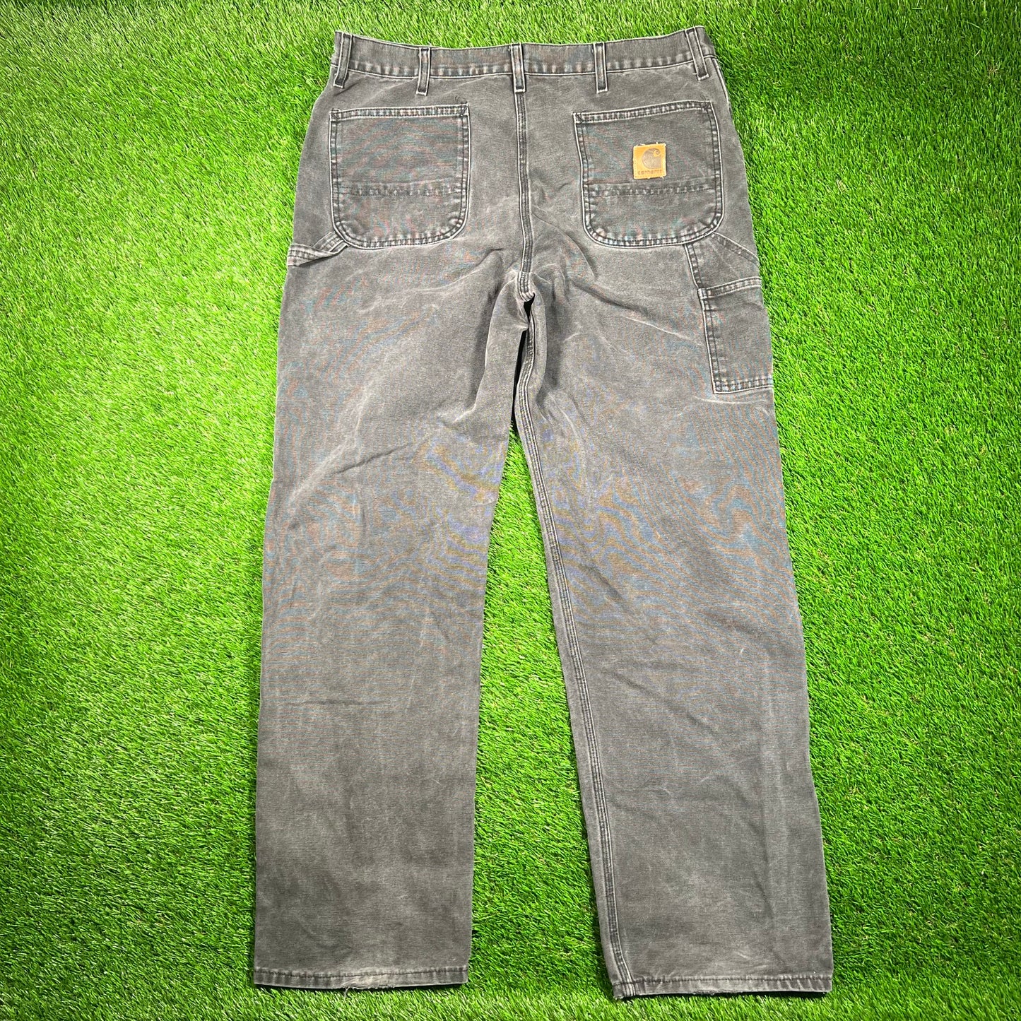Y2K Carhartt Workwear Black Denim Pants Size 36 USED v18708