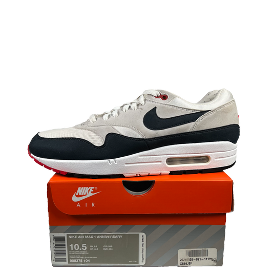 Nike Air Max 1 Anniversary Obsidian (2017) Size 10.5 USED s18945