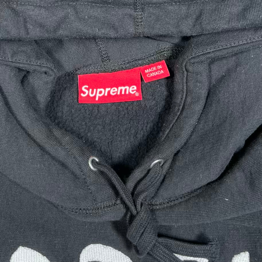 Supreme FTP Arc Logo Black Hoodie (2021) Size Large USED x18945