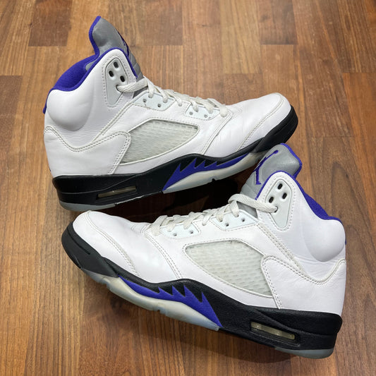 Jordan 5 Dark Concord Size 8 USED s16266