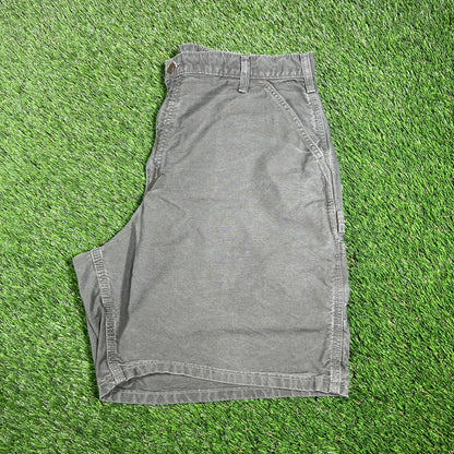 Carhartt Olive Green Shorts Size 36 USED v16898