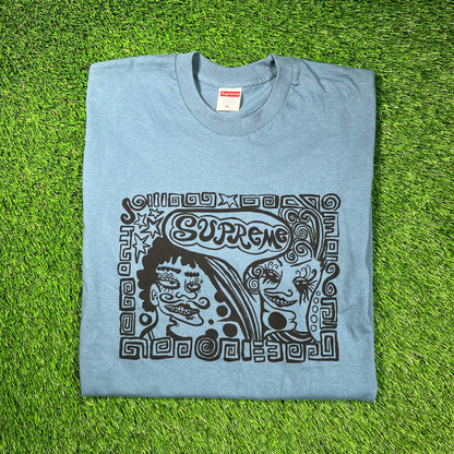 Supreme Slate Faces Tee (2018) Size XL USED x16698
